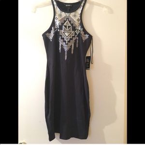 NEW Express Aztec sequin dress